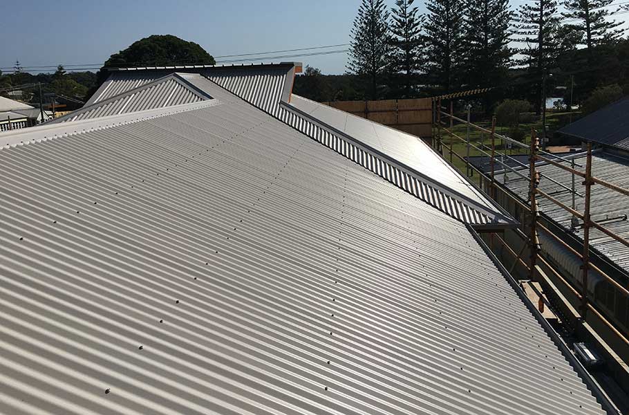 Brunswick Beach House Roofing Details ASEC Building Adrian Seccull Master Builder